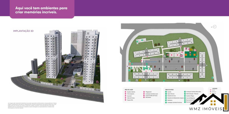 Foto do imóvel Apartamento com 2 Quartos à Venda,  em Vila Carmosina - São Paulo