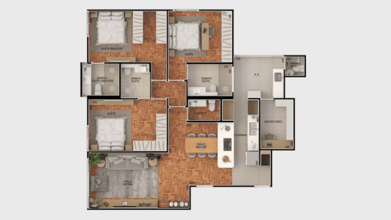 Foto do imóvel Imóvel com 3 Quartos à Venda, 129 m² em Itaim Bibi - São Paulo