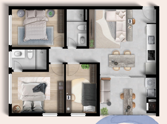 Imagem Apartamento com 3 Quartos à Venda, 100 m² em Juvevê - Curitiba