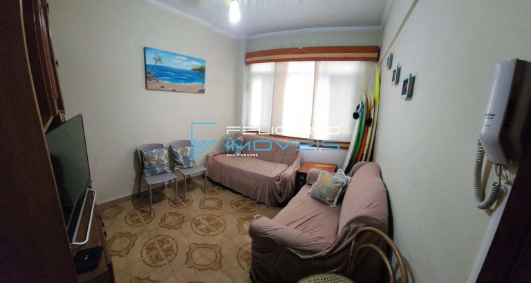 Foto do imóvel Apartamento com 1 Quarto à Venda, 39 m² em Boqueirão - Praia Grande