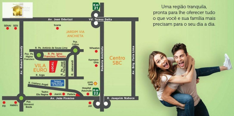 Imagem Apartamento com 2 Quartos à Venda, 54 m² em Assunção - São Bernardo Do Campo