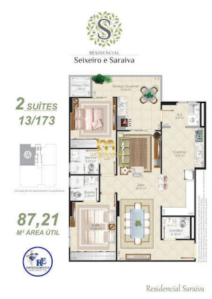 Foto do imóvel Apartamento com 1 Quarto à Venda, 53 m² em Aviação - Praia Grande