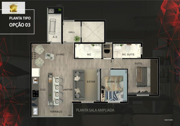 Imagem Apartamento com 3 Quartos à Venda, 63 m² em Vila Curuçá - Santo André