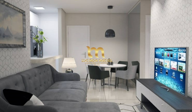 Foto do imóvel Apartamento com 2 Quartos à Venda, 62 m² em Guilhermina - Praia Grande