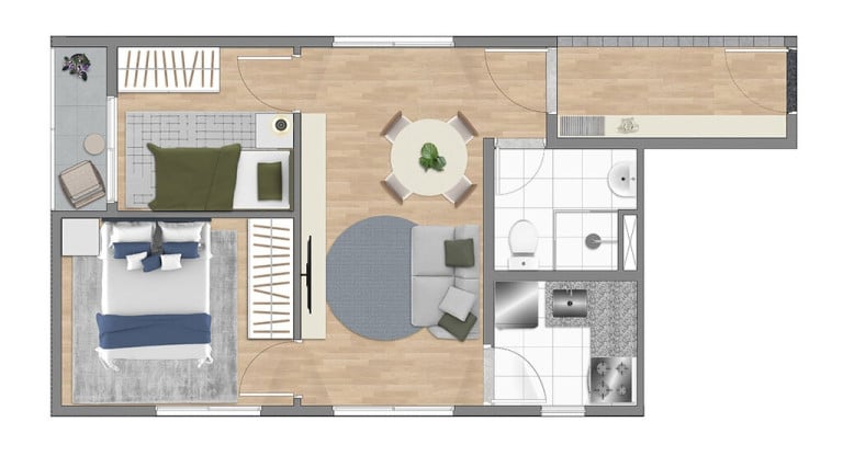 Foto do imóvel Apartamento com 1 Quarto à Venda, 36 m² em Vila Buarque - São Paulo