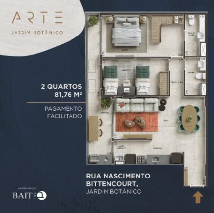 Imagem Apartamento com 1 Quarto à Venda, 49 m² em Botafogo - Rio De Janeiro