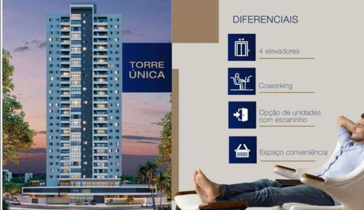Imagem Imóvel com 
            	3             Quartos à Venda, 76 m² em 
            	Centro             - 
            	Goiania            