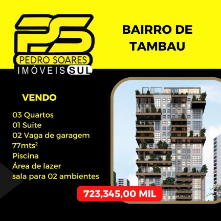 Foto do imóvel Apartamento com 3 Quartos à Venda, 77 m² em Tambaú - João Pessoa