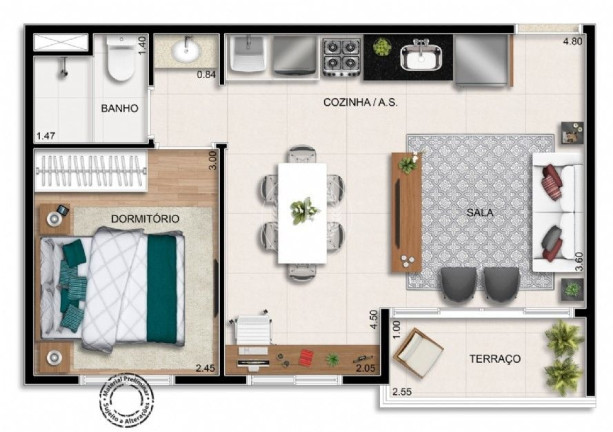 Imagem Apartamento com 2 Quartos à Venda, 38 m² em Jabaquara - São Paulo