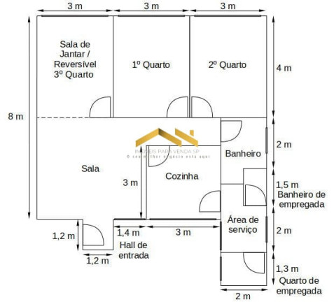 Foto do imóvel Apartamento com 3 Quartos à Venda, 98 m² em Ipiranga - São Paulo
