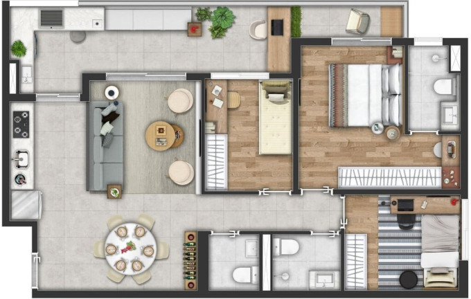 Imagem Apartamento com 3 Quartos à Venda, 84 m² em Butantã - São Paulo