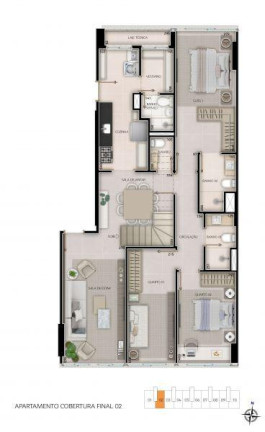 Imagem Apartamento com 2 Quartos à Venda, 110 m² em Noroeste - Brasilia