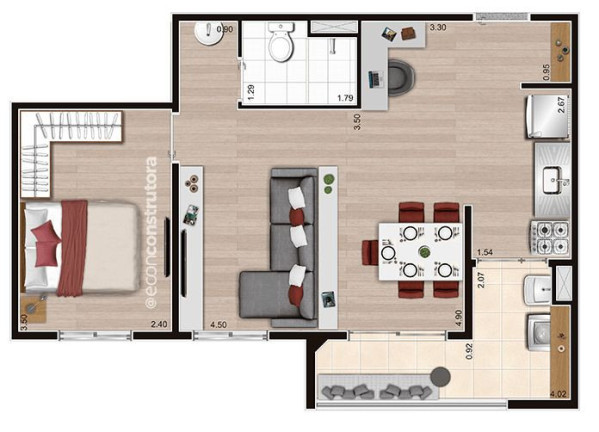 Foto do imóvel Apartamento com 2 Quartos à Venda, 55 m² em Vila Das Bandeiras - Guarulhos Foto do imóvel Apartamento com 2 Quartos à Venda, 55 m² em Vila Das Bandeiras - Guarulhos
