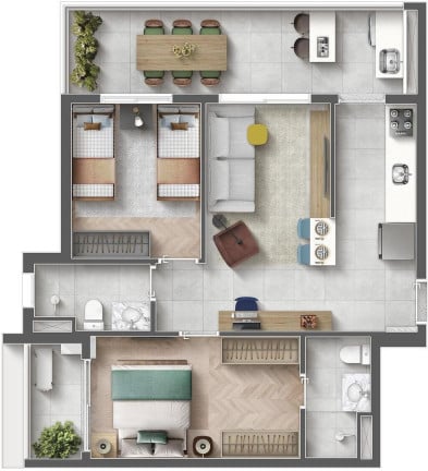 Foto do imóvel Apartamento com 1 Quarto à Venda, 34 m² em Aclimação - São Paulo