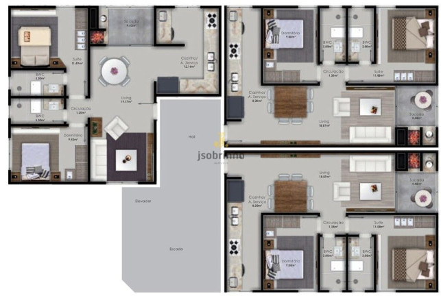 Imagem Apartamento com 2 Quartos à Venda, 66 m² em Ariribá - Balneário Camboriú