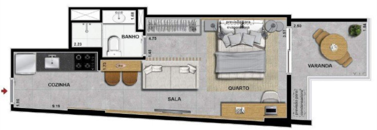 Imagem Imóvel com 1 Quarto à Venda, 56 m² em Flamengo - Rio De Janeiro