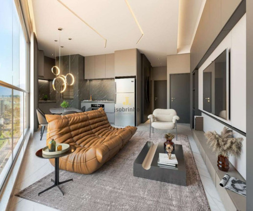 Imagem Apartamento com 1 Quarto à Venda, 43 m² em Meia Praia - Itapema