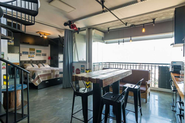 Foto do imóvel Cobertura com 1 Quarto à Venda, 75 m² em Vila Madalena - São Paulo