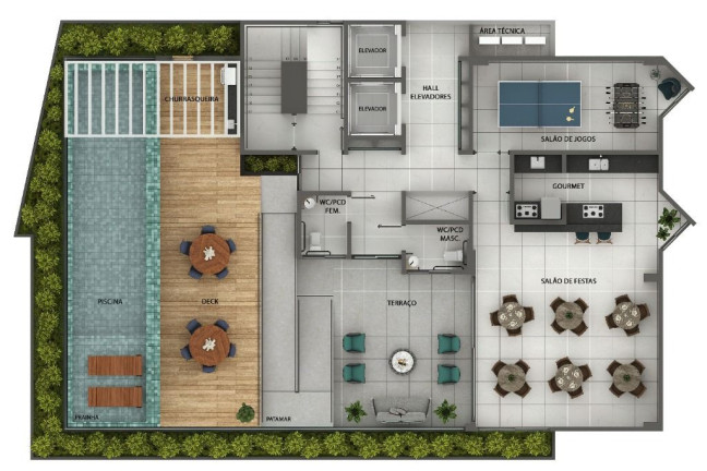 Imagem Apartamento com 3 Quartos à Venda, 88 m² em Jardim Cidade Universitária - João Pessoa