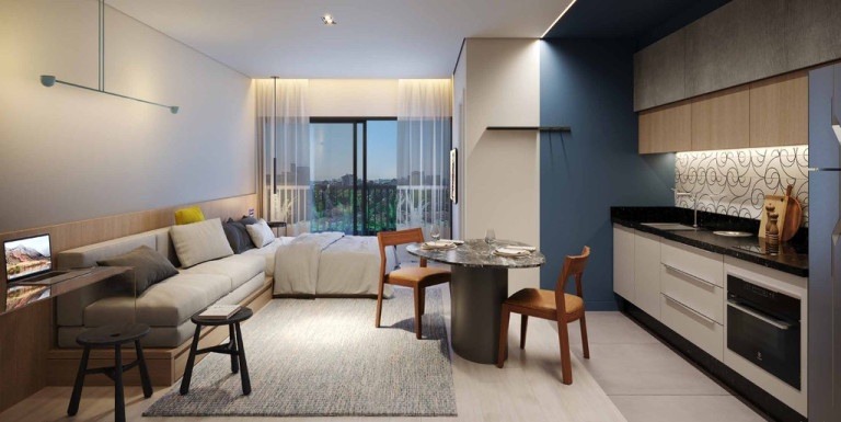 Foto do imóvel Loft com 1 Quarto à Venda, 55 m² em Campo Comprido - Curitiba