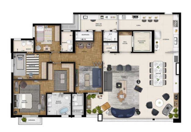Imagem Apartamento com 4 Quartos à Venda, 252 m² em Morumbi - São Paulo