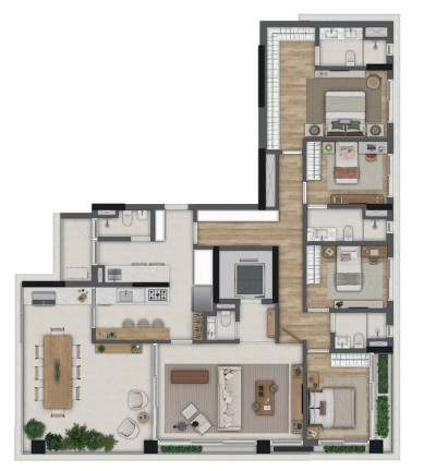 Foto do imóvel Apartamento com 4 Quartos à Venda, 182 m² em Pinheiros - São Paulo