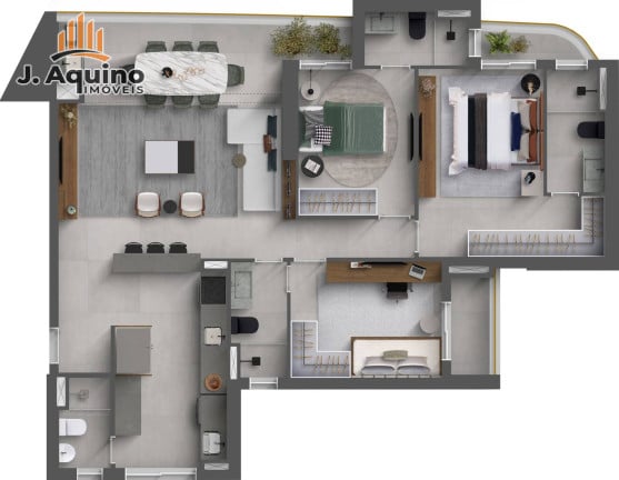Foto do imóvel Apartamento com 3 Quartos à Venda, 116 m² em Meireles - Fortaleza