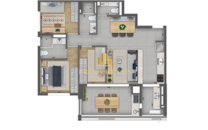 Foto do imóvel Apartamento com 3 Quartos à Venda, 85 m² em Pinheiros - São Paulo