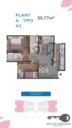 Imagem Apartamento com 2 Quartos à Venda, 51 m² em Vila Rica - Sorocaba