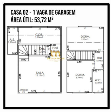 Imagem Casa de Condomínio com 2 Quartos à Venda, 53 m² em Sítio Do Campo - Praia Grande