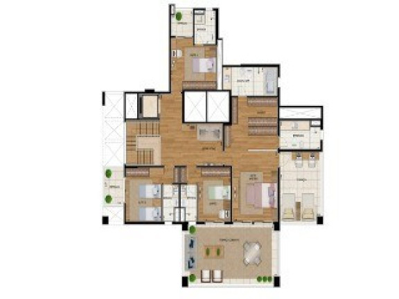 Imagem Apartamento com 3 Quartos à Venda, 260 m² em Santa Teresinha - São Paulo