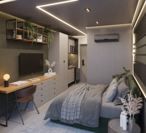 Imagem Apartamento com 1 Quarto à Venda, 24 m² em Cabo Branco - João Pessoa