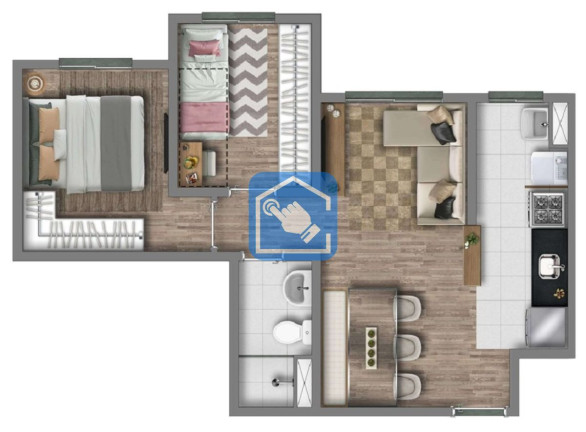 Foto do imóvel Apartamento com 2 Quartos à Venda, 42 m² em Loteamento City Jaragua - São Paulo