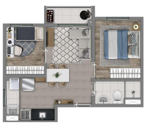 Imagem Apartamento com 2 Quartos à Venda, 34 m² em Vila Guilherme - São Paulo