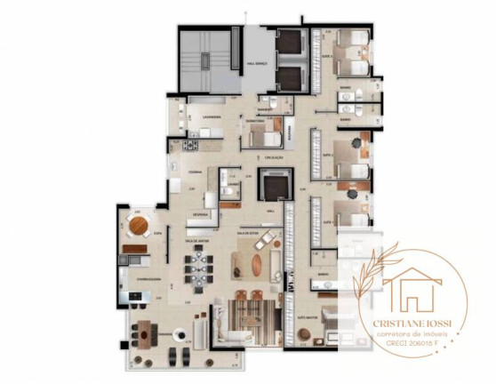 Imagem Apartamento com 4 Quartos à Venda, 250 m² em Jardim Botânico - Ribeirão Preto