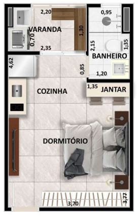 Imagem Apartamento com 2 Quartos à Venda, 41 m² em Vila Parque Jabaquara - São Paulo