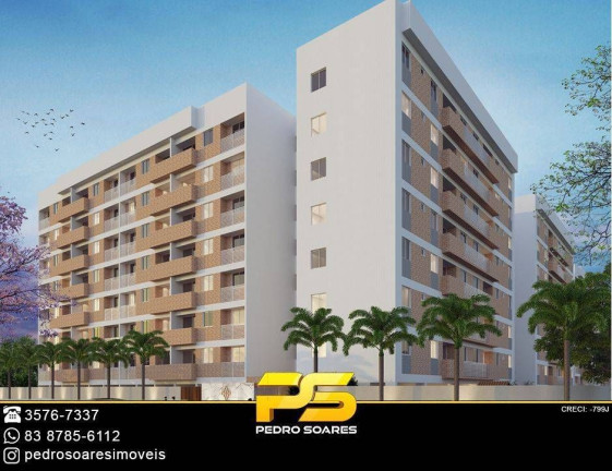 Foto do imóvel Apartamento com 1 Quarto à Venda, 43 m² em Jardim Cidade Universitária - João Pessoa