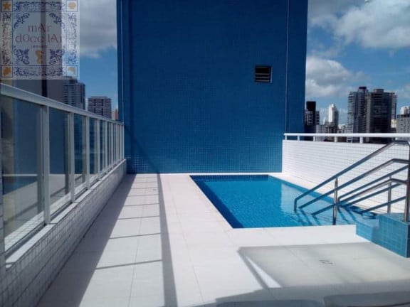Foto do imóvel Apartamento com 1 Quarto à Venda, 35 m² em Boqueirão - Santos
