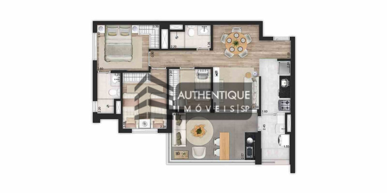 Foto do imóvel Apartamento com 2 Quartos à Venda, 141 m² em Butantã - São Paulo