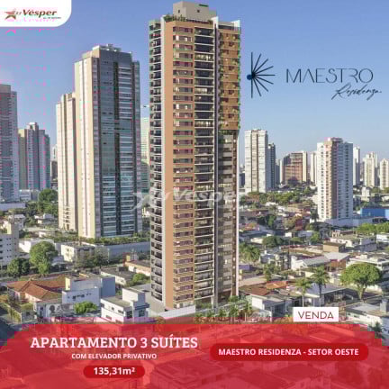 Foto do imóvel Apartamento com 3 Quartos à Venda, 135 m² em Setor Oeste - Goiânia