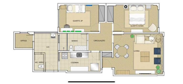Foto do imóvel Apartamento com 2 Quartos à Venda, 87 m² em Jardim Paulista - São Paulo