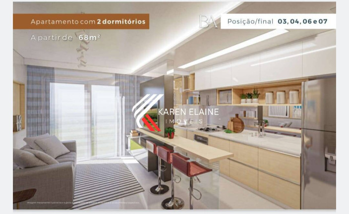 Foto do imóvel Apartamento com 2 Quartos à Venda, 70 m² em Barreiros - São José
