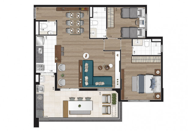 Imagem Apartamento com 2 Quartos à Venda, 70 m² em Alto Da Lapa - São Paulo