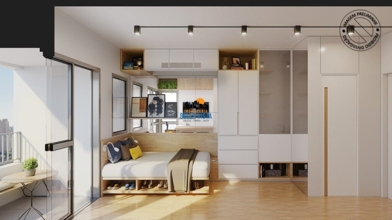 Imagem Apartamento com 1 Quarto à Venda,  em Brooklin Paulista - São Paulo