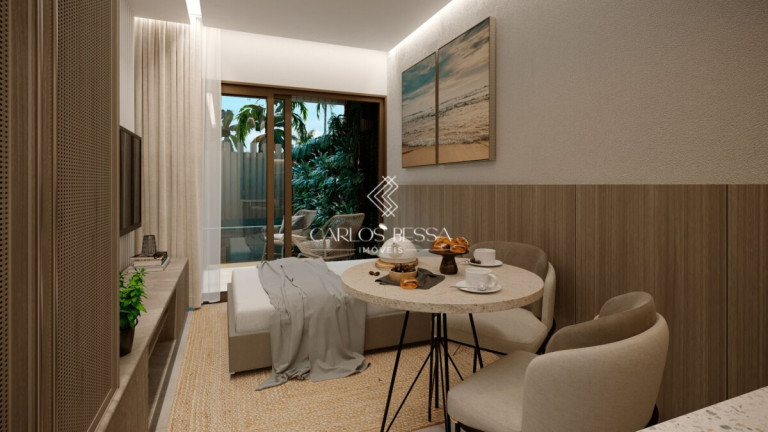 Imagem Apartamento com 1 Quarto à Venda, 22 m² em Carneiros - Tamandaré