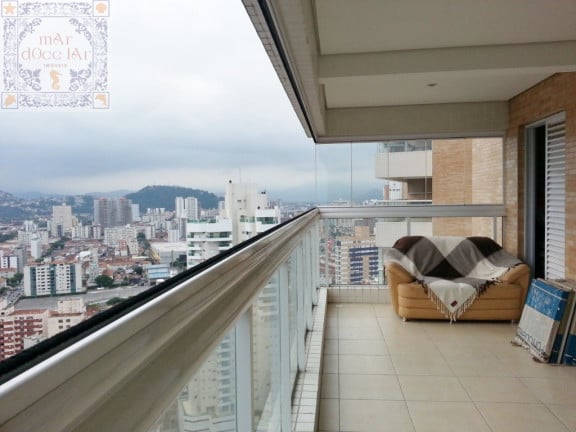 Foto do imóvel Apartamento com 2 Quartos à Venda, 109 m² em Gonzaga - Santos