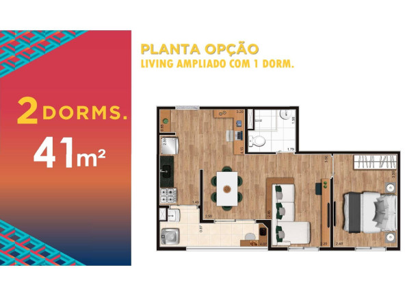Imagem Apartamento à Venda, 41 m² em Vila São João - Guarulhos