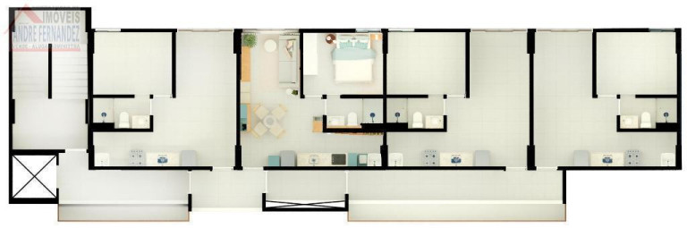 Imagem Flat com 1 Quarto à Venda, 33 m² em Encruzilhada - Recife