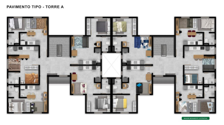 Imagem Apartamento com 1 Quarto à Venda, 30 m² em Aparecida - Alvorada