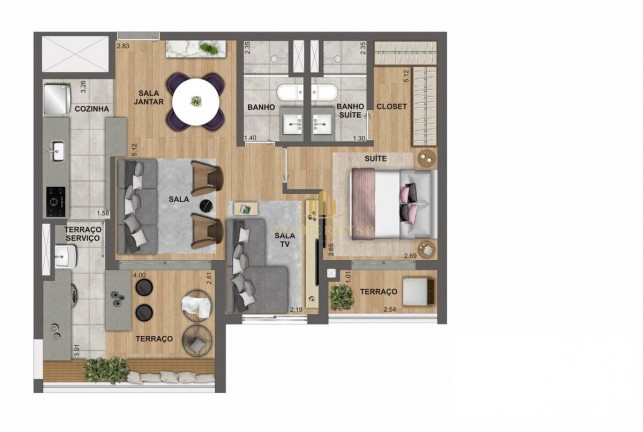 Imagem Apartamento com 2 Quartos à Venda, 68 m² em Vila Madalena - São Paulo